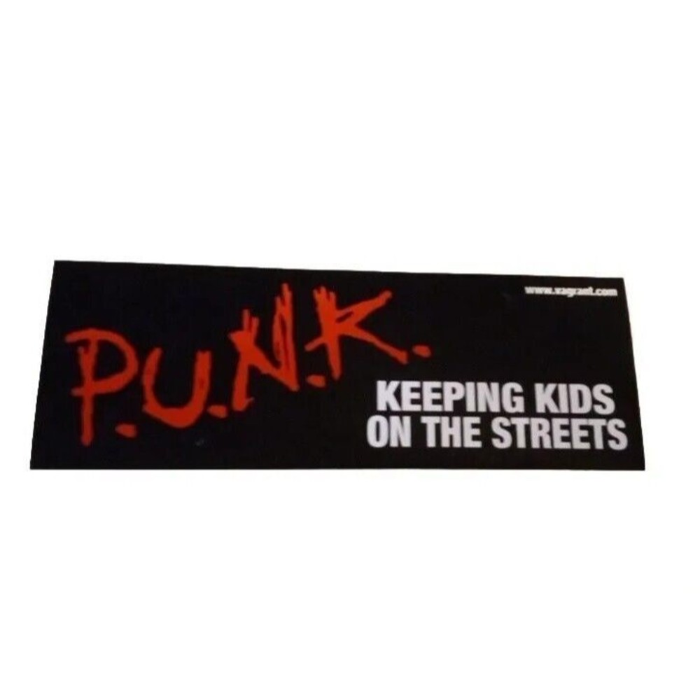 Punk Keeping Kids On The Streets Bumper Sticker